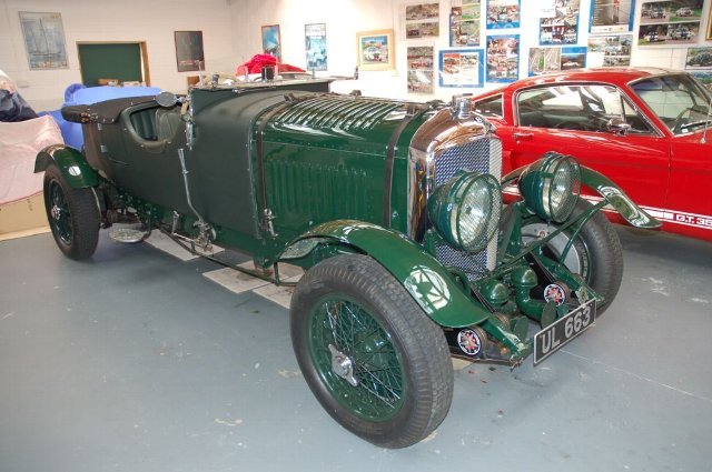 ヴィンテージ　ベントレー　ブリキの車 WOベントレー 4 1／2 Lemans style レプリカ